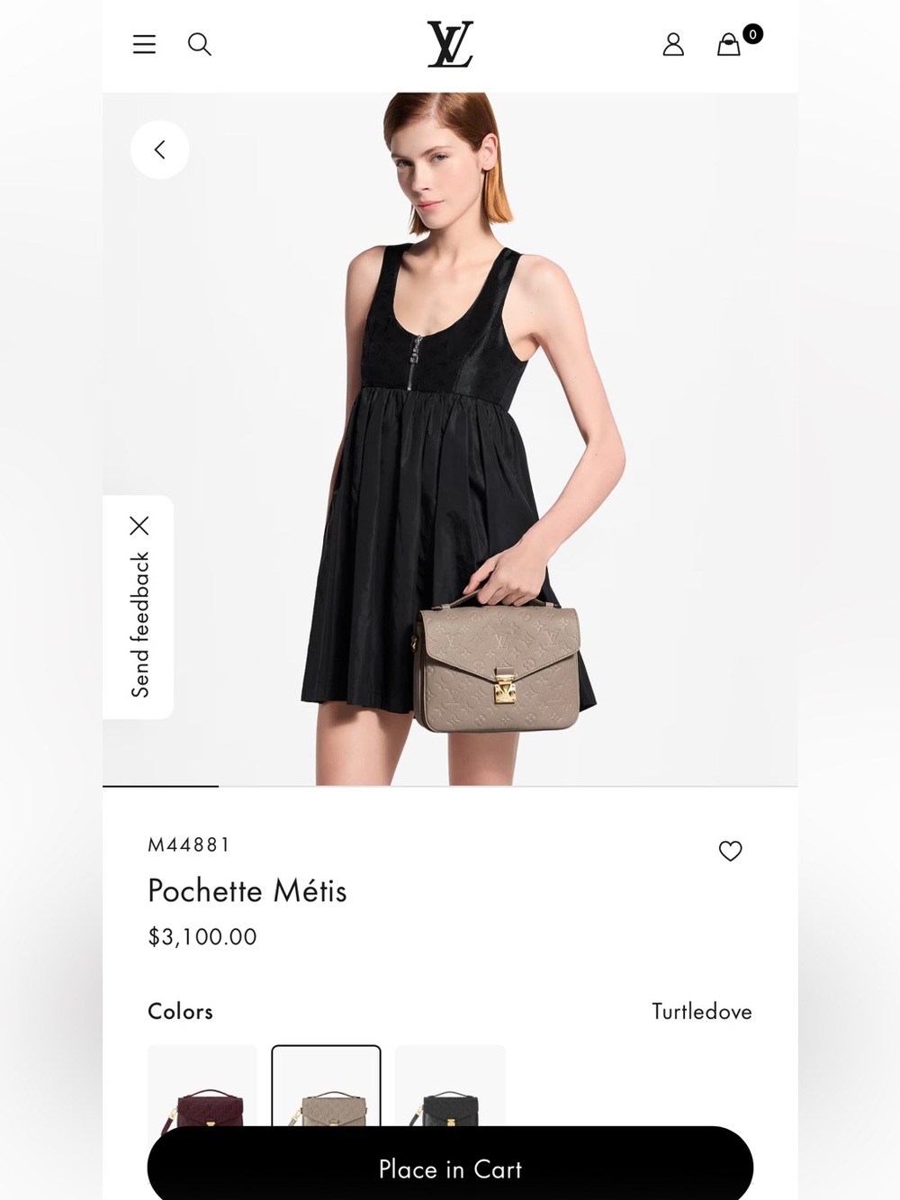 Louis Vuitton Taupe/Gray Monogram Pochette Metis Crossbody with Gold Hardware - Picture 8 of 8
